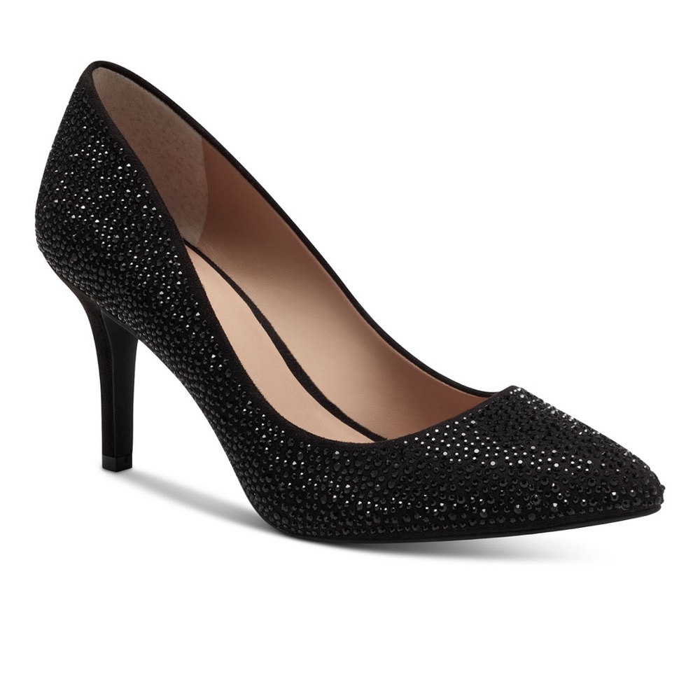 I.N.C. International Concepts Women's Zitah Embellished Pointed Toe Pumps size 7
